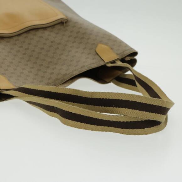 GUCCI Micro GG Canvas Tote Bag Pvc Leather Beige - Picture 7 of 12